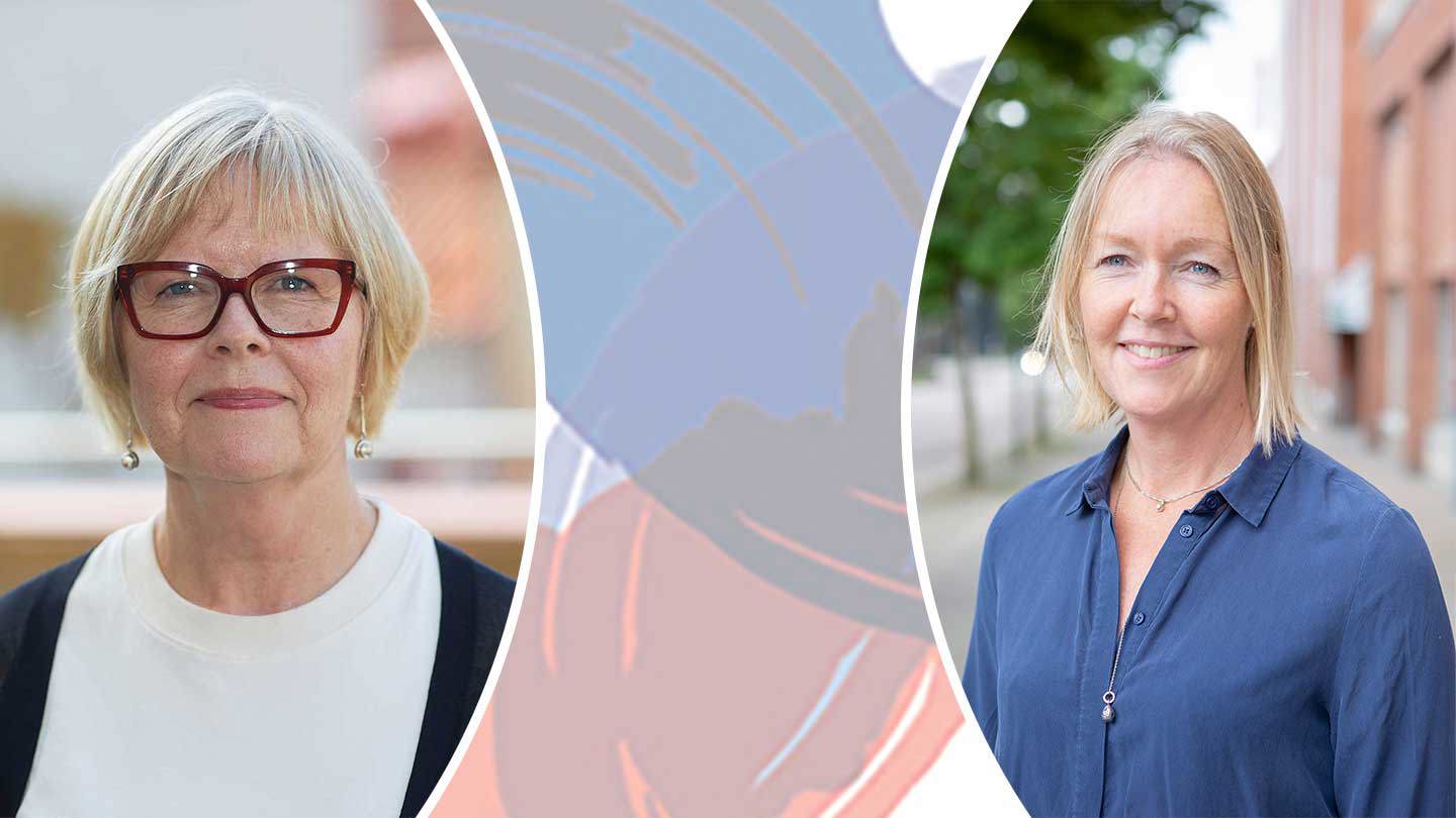 Kollage Anna Dunér och Angela Bångsbo