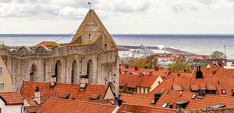 Utsikt över Visby